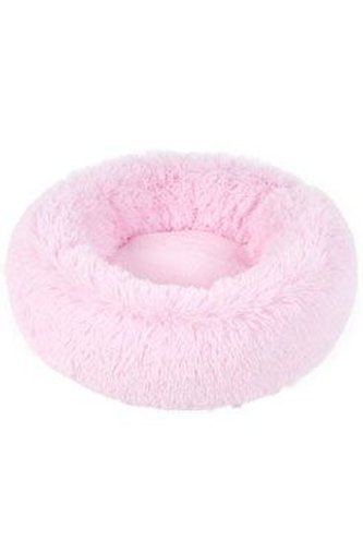 Pelech ADELE plyš s dlouhým vlasem 50cm  Růžová 1ks