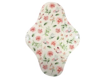 Noční vložka (Bambusové froté s PUL) - Motýlí vábení (bavlněný úplet)