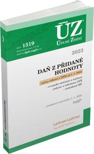 ÚZ 1519 Daň z přidané hodnoty 2023