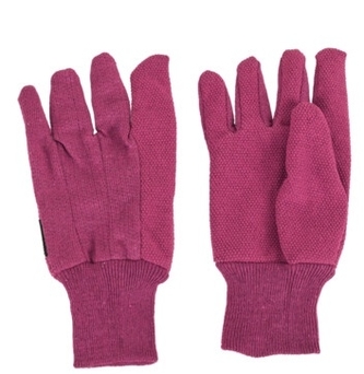 Zahradnické rukavice červené UNI