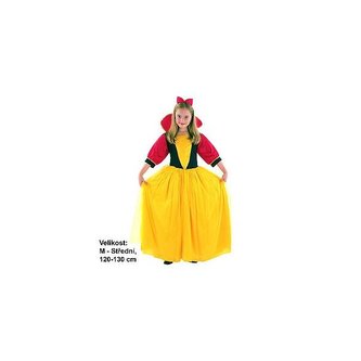 Šaty na karneval - Sněhurka 120-130 cm