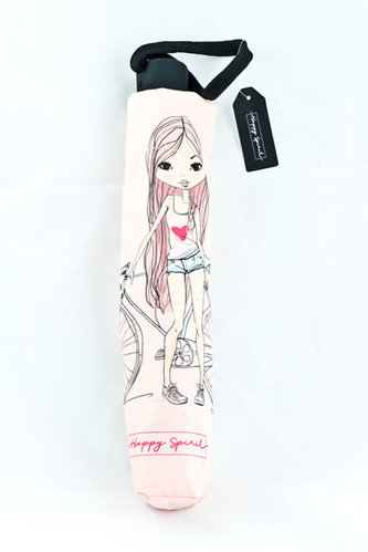 Deštník vystřelovací skládací Dívka - Happy Spirit Design