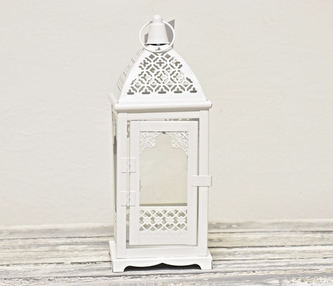 Kovová lucerna 30 cm