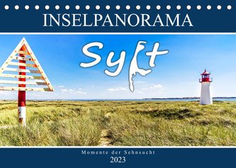 SYLT Inselpanorama (Tischkalender 2023 DIN A5 quer)
