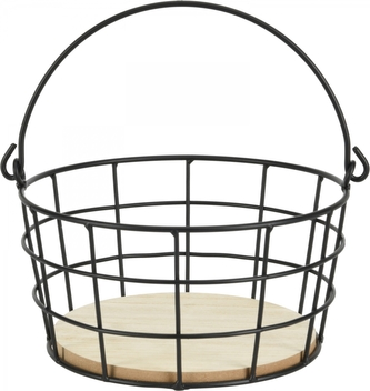 Kovový koš Industriál 9,5x19x19 cm