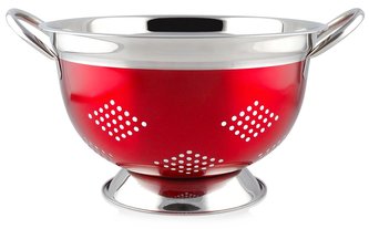 BANQUET Cedník nerezový AVANZA 23,5cm, červený