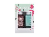 Essie Nail Polish lak na nehty Nail Polish 13,5 ml 99 Mint Candy Apple + lak na nehty Multi Dimension Top Coat 13,5 ml 275 A Cut Above
