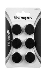 PERRO - Magnety, černé, 6ks