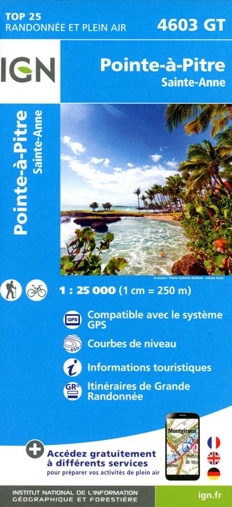 Pointe-á-Pitre  Sainte- Anne 1:25 000