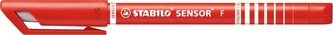 STABILO SENSOR F červená