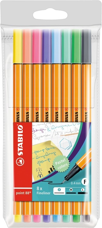 STABILO point 88 8 ks Pouzdro "Pastel"