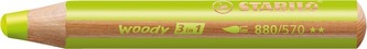 STABILO woody 3 in 1 světle zelená