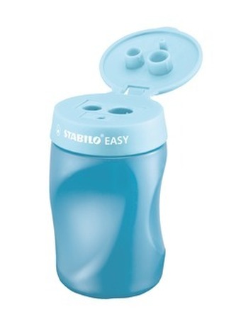 STABILO EASYsharpener R Ořezávátko se zásobníkem modrá