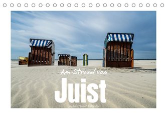 Am Strand von Juist (Tischkalender 2023 DIN A5 quer)