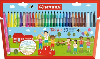 STABILO Trio A-Z 30 ks Pouzdro
