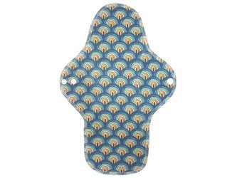 XL vložka (Bavlněné froté s PUL) - Modrá duha (bavlněný úplet)