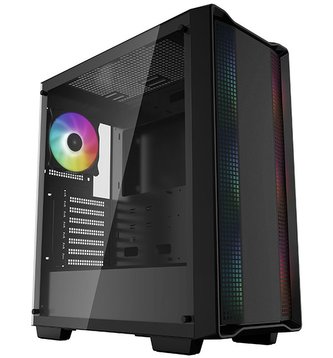 DEEPCOOL skříň CC560 ARGB / ATX / 4x120 mm fan ARGB / USB 3.0 / USB 2.0 / černá