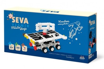 Stavebnice Seva  Vesmír Měsíční stroje plast 308ks v krabici 31x16x7cm