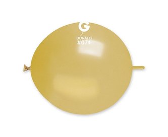 Balony metaliczne złote Dorato do girland 100szt