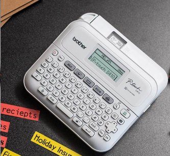 BROTHER tiskárna štítků PT-D410VP - 18mm, pásky TZe USB, stolní model, kufr, adaptér v ceně