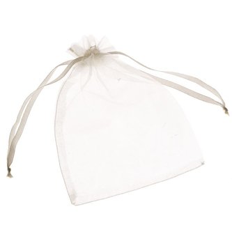 Sáček - béžový (organza) - sada 20ks, 0/1500