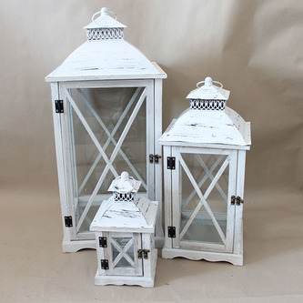 Dřevěná lucerna - sada 3ks, 0/2