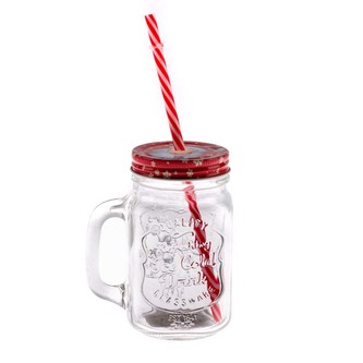 Skleněná dóza s brčkem  0/48  (z)