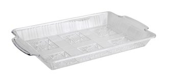 PODNOS SERVÍROVACÍ OBDÉLNÍKOVÝ 35X20 CM, PLAST