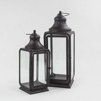 Kovová lucerna - sada 2ks  1/3