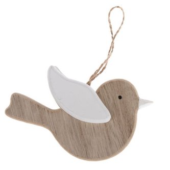Dřevěný závěsný ptáček, 12/192
