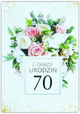 Kartka okolicznościowa Urodziny 70
