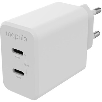 Mophie síťový adaptér GaN USB-C/PD 45W bílá