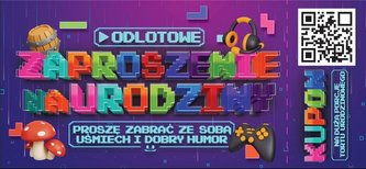 Zaproszenie Urodziny (10szt)