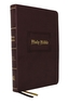 KJV, Large Print Center-Column Reference Bible, Leathersoft, Brown, Red Letter, Comfort Print
