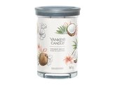 YANKEE CANDLE Coconut Beach svíčka 567g / 5 knotů (Signature tumbler velký )