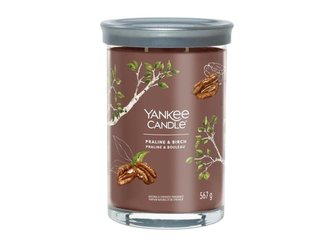 YANKEE CANDLE Praline & Birch svíčka 567g / 5 knotů (Signature tumbler velký )