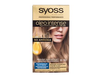 Syoss Oleo Intense Barva na vlasy Permanent Oil Color 50 ml 8-50 Natural Ashy Blond pro ženy