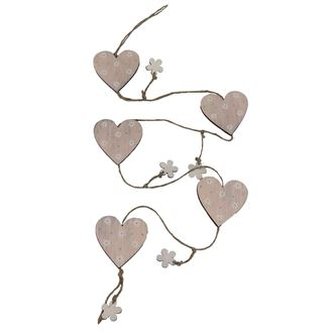 Girlanda se srdíčky D4777