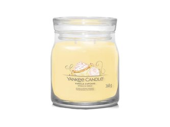 YANKEE CANDLE Vanilla Cupcake svíčka 368g / 2 knoty (Signature střední)