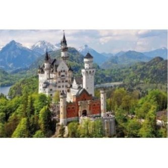 Grafix Diamantový obrázek  30 x 40 cm - Neuschwanstein v zimě Grafix Diamantový obrázek  30 x 40 cm - Neuschwanstein v zimě