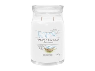 YANKEE CANDLE Clean Cotton svíčka 567g / 5 knotů (Signature velký)