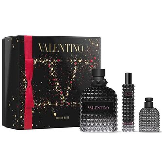 Valentino Uomo Born In Roma - EDT 100 ml + EDT 15 ml + EDT 4 ml man