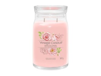 YANKEE CANDLE Fresh Cut Roses svíčka 567g / 5 knotů (Signature velký)
