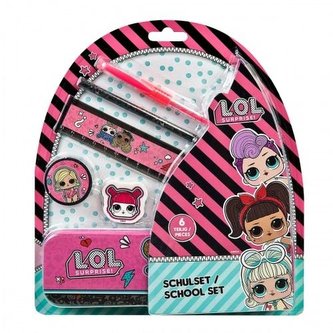 Zestaw przyborów szkolnych LOL Surprise 6el