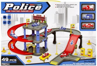 Parking Policja z akcesoriami