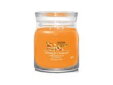 YANKEE CANDLE Farm Fresh Peach svíčka 368g / 2 knoty (Signature střední)