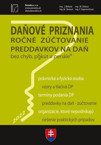 Daňové priznania FO a PO za rok 2022