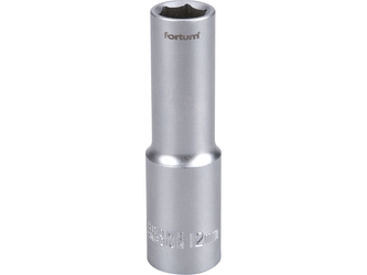FORTUM hlavice nástrčná prodloužená 1/2", 12mm, L 77mm