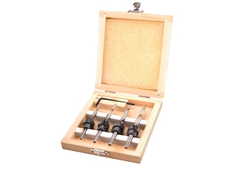 EXTOL CRAFT vrtáky do dřeva s dorazem, sada 4ks, O 3-4-5-6mm, délka 76-94mm