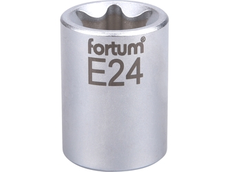 FORTUM hlavice nástrčná vnitřní TORX 1/2", E 24, L 38mm